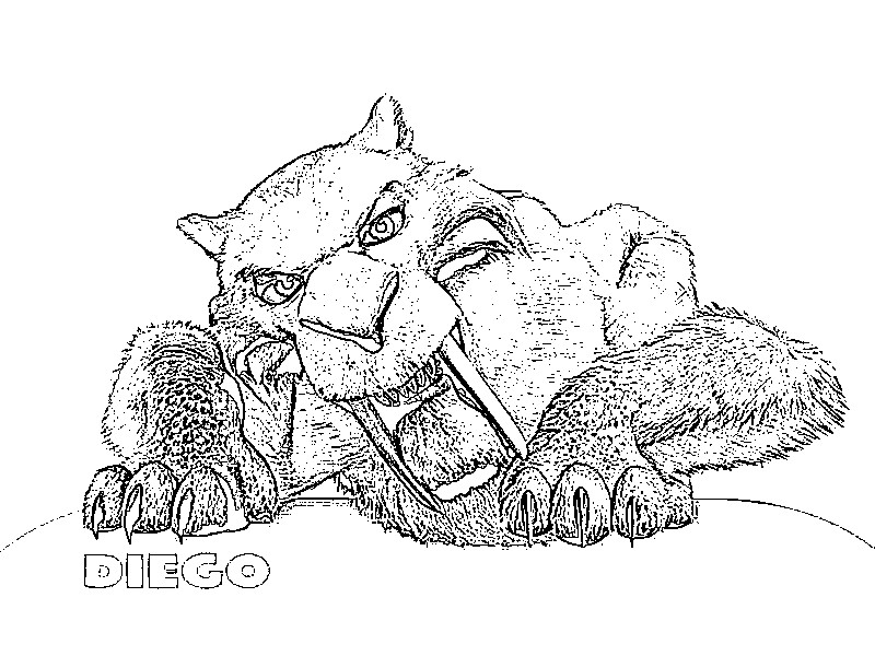 Coloring page: Ice Age (Animation Movies) #71613 - Free Printable Coloring Pages