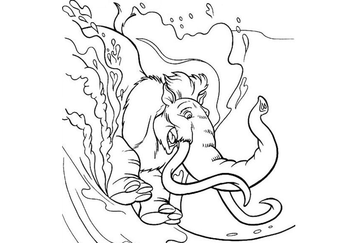 Coloring page: Ice Age (Animation Movies) #71621 - Free Printable Coloring Pages