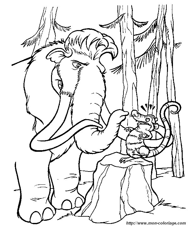 Coloring page: Ice Age (Animation Movies) #71624 - Free Printable Coloring Pages