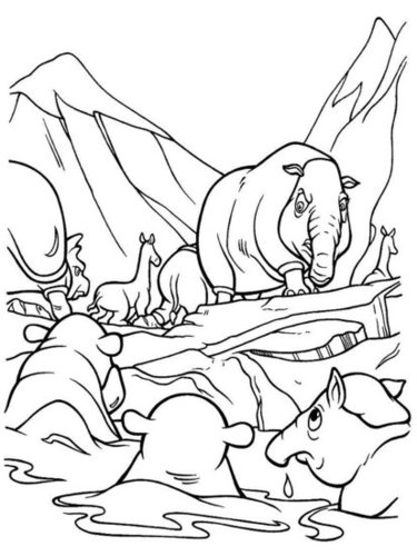 Coloring page: Ice Age (Animation Movies) #71638 - Free Printable Coloring Pages