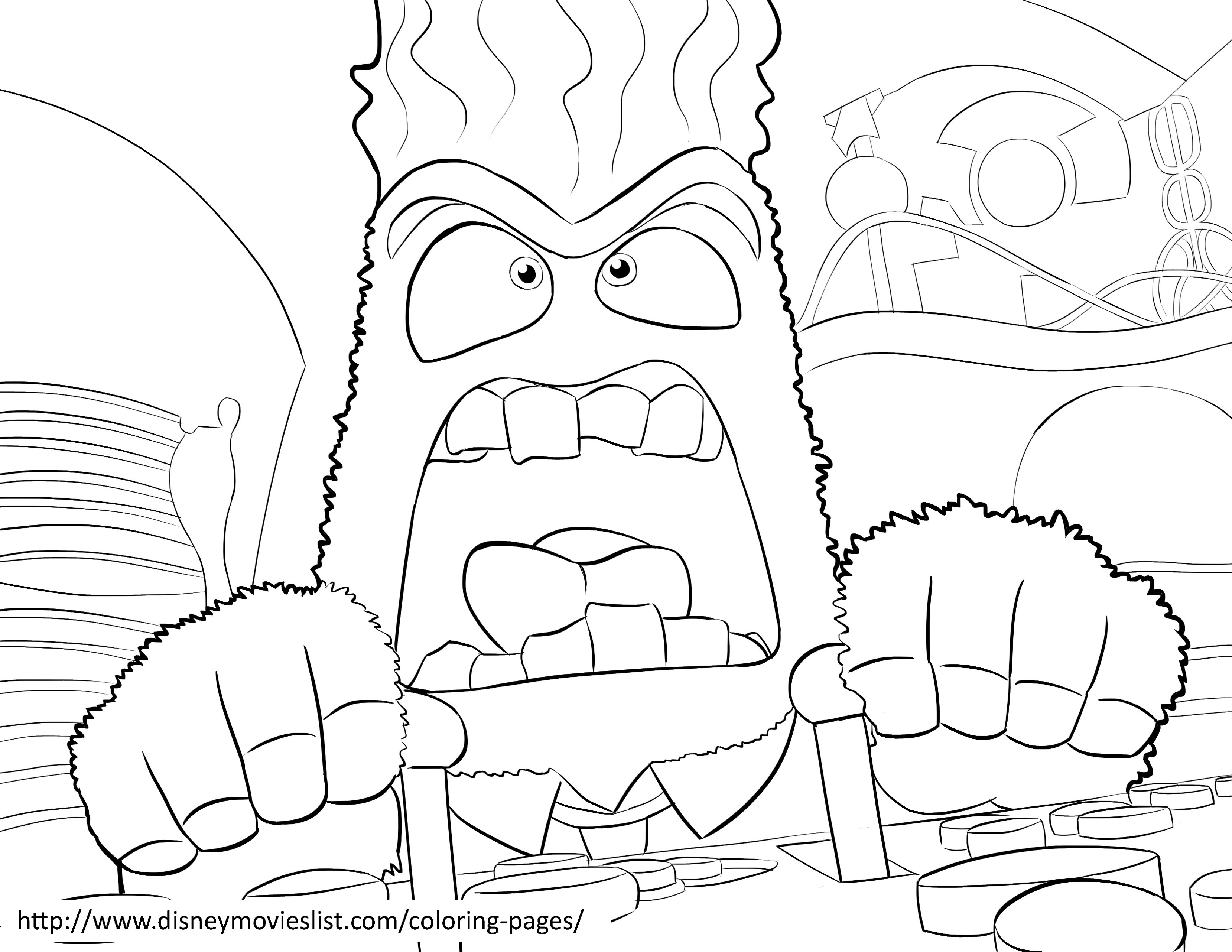 Coloring page: Inside Out (Animation Movies) #131412 - Free Printable Coloring Pages