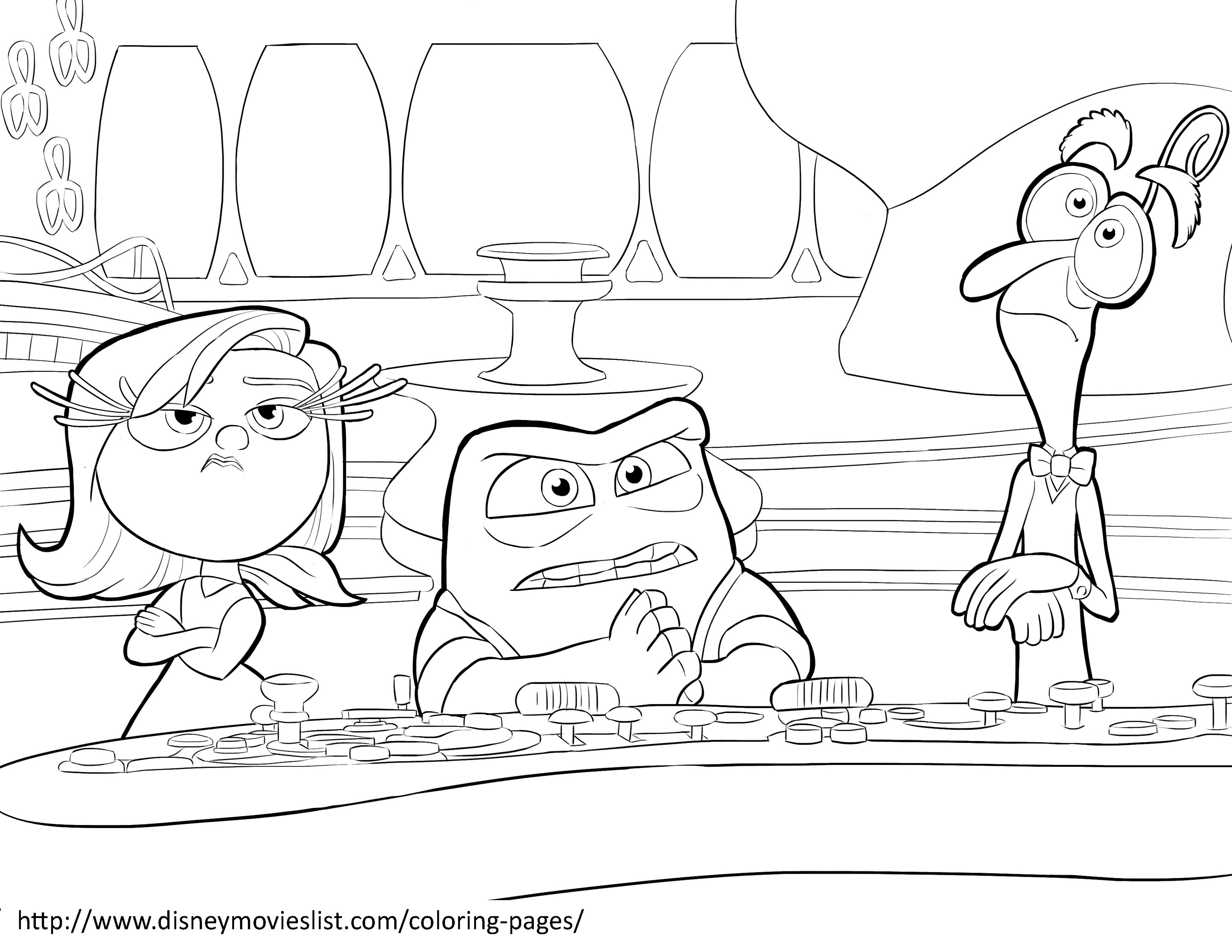 Coloring page: Inside Out (Animation Movies) #131416 - Free Printable Coloring Pages