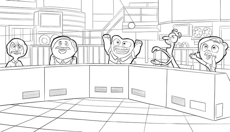 Coloring page: Inside Out (Animation Movies) #131417 - Free Printable Coloring Pages