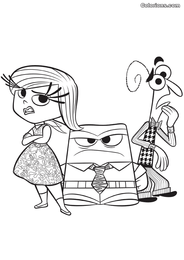 Coloring page: Inside Out (Animation Movies) #131420 - Free Printable Coloring Pages