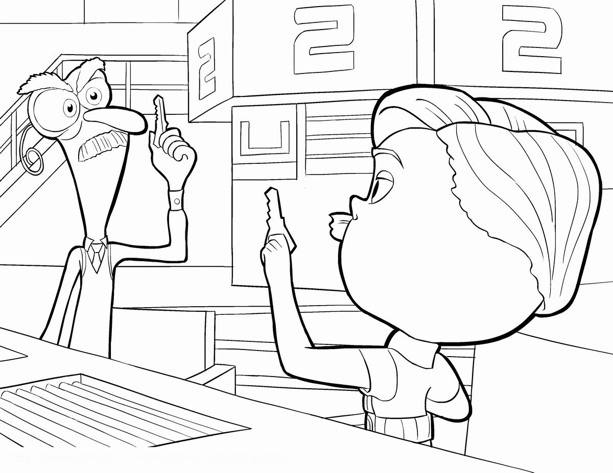 Coloring page: Inside Out (Animation Movies) #131701 - Free Printable Coloring Pages