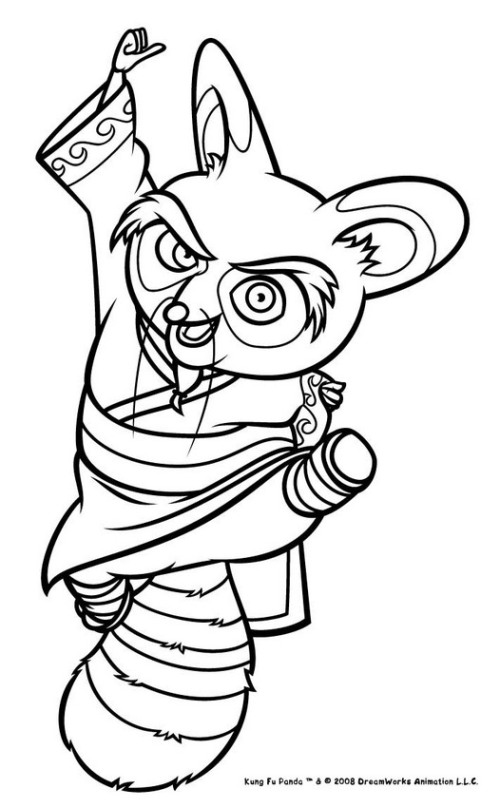Drawing Kung Fu Panda #73326 (Animation Movies) – Printable coloring pages