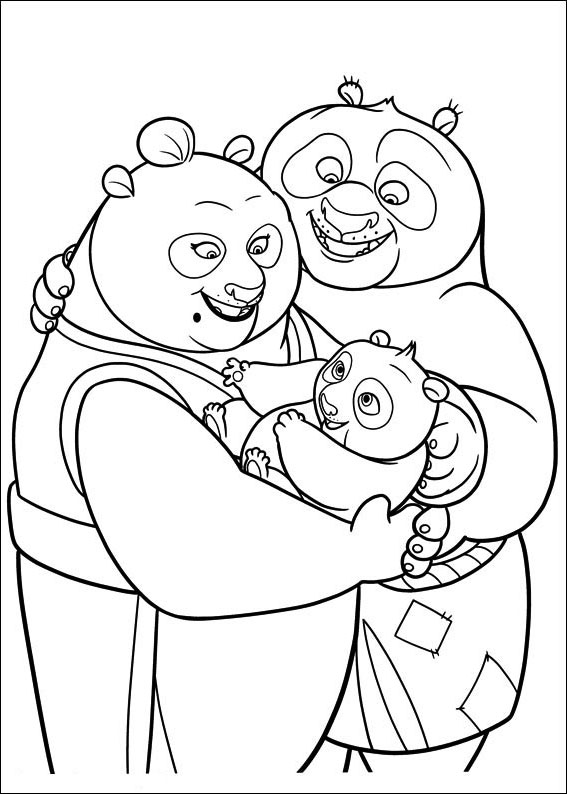 Coloring page: Kung Fu Panda (Animation Movies) #73351 - Free Printable Coloring Pages