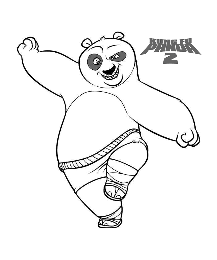 Coloring page: Kung Fu Panda (Animation Movies) #73398 - Free Printable Coloring Pages