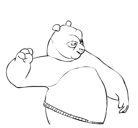 Coloring page: Kung Fu Panda (Animation Movies) #73409 - Free Printable Coloring Pages