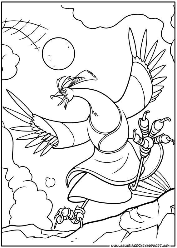 Coloring page: Kung Fu Panda (Animation Movies) #73444 - Free Printable Coloring Pages