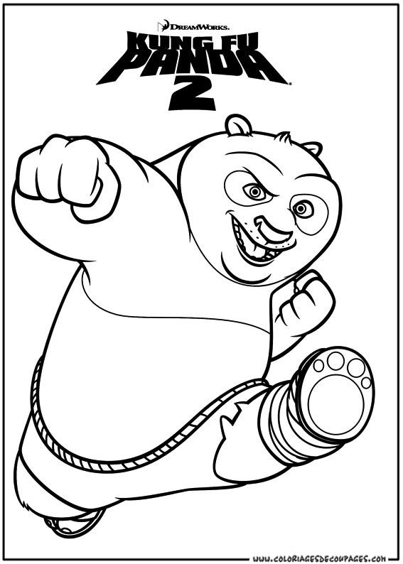 Coloring page: Kung Fu Panda (Animation Movies) #73459 - Free Printable Coloring Pages