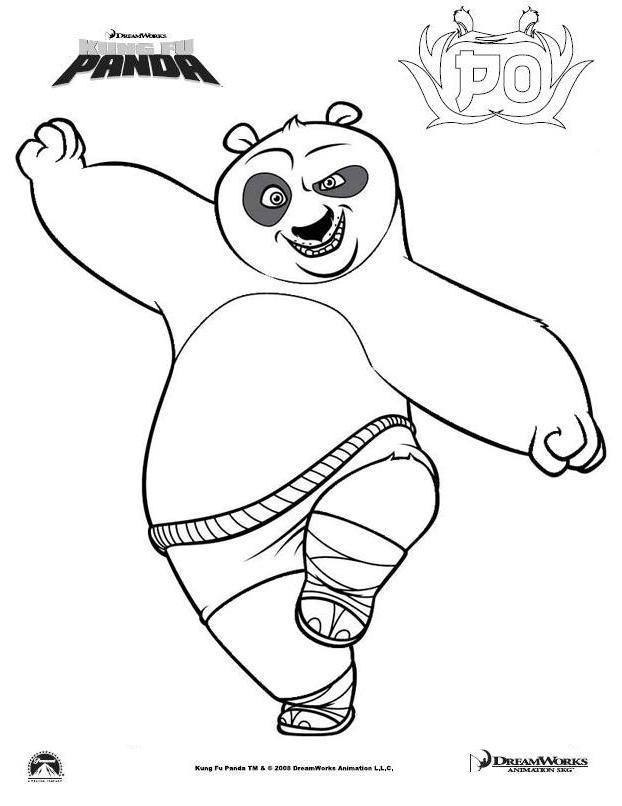 Coloring page: Kung Fu Panda (Animation Movies) #73519 - Free Printable Coloring Pages