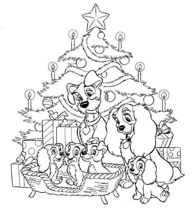Coloring page: Lady and the Tramp (Animation Movies) #133215 - Free Printable Coloring Pages