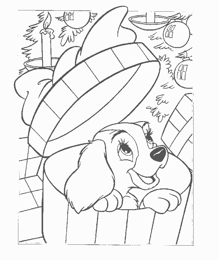 Coloring page: Lady and the Tramp (Animation Movies) #133223 - Free Printable Coloring Pages