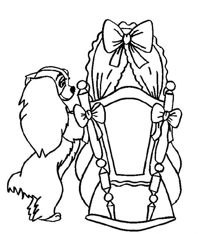 Coloring page: Lady and the Tramp (Animation Movies) #133239 - Free Printable Coloring Pages