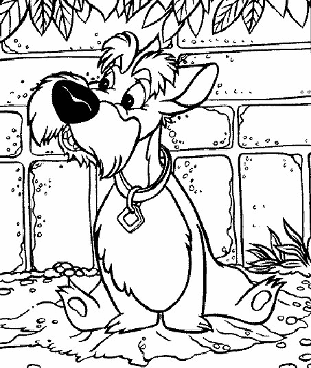 Coloring page: Lady and the Tramp (Animation Movies) #133297 - Free Printable Coloring Pages