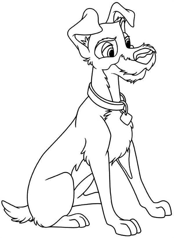 Coloring page: Lady and the Tramp (Animation Movies) #133314 - Free Printable Coloring Pages