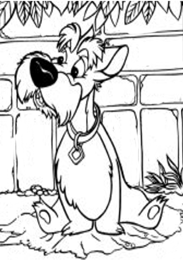 Coloring page: Lady and the Tramp (Animation Movies) #133327 - Free Printable Coloring Pages