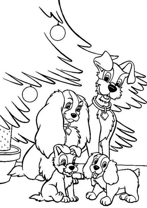 lady and the tramp characters coloring pages