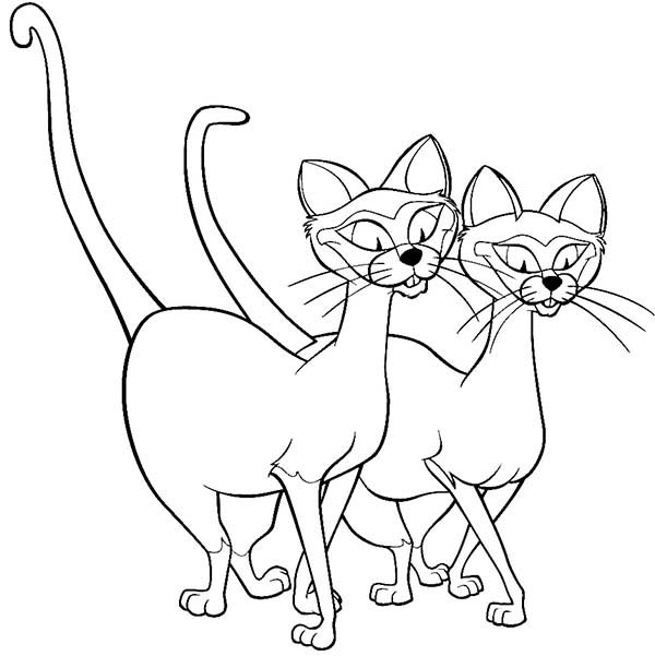 Coloring page: Lady and the Tramp (Animation Movies) #133396 - Free Printable Coloring Pages