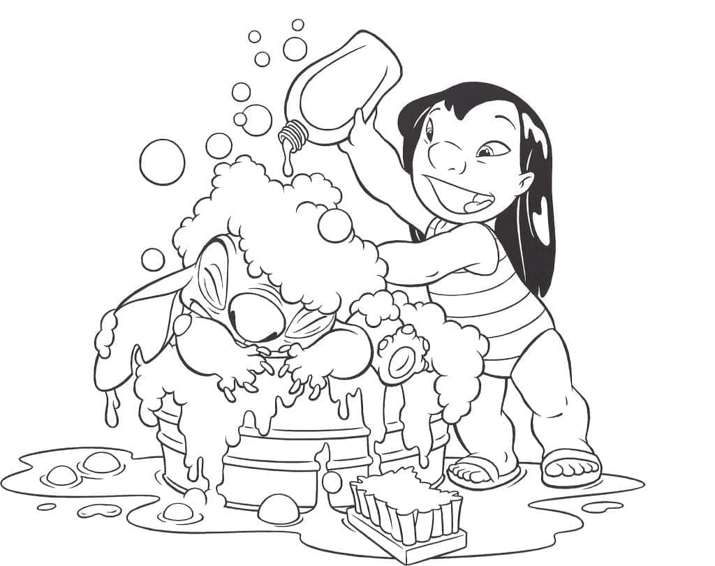 Free printable Lilo and Stitch coloring page #187487 from Animation Movies collection