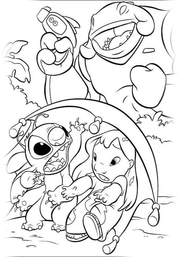 Free printable Lilo and Stitch coloring page #187510 from Animation Movies collection