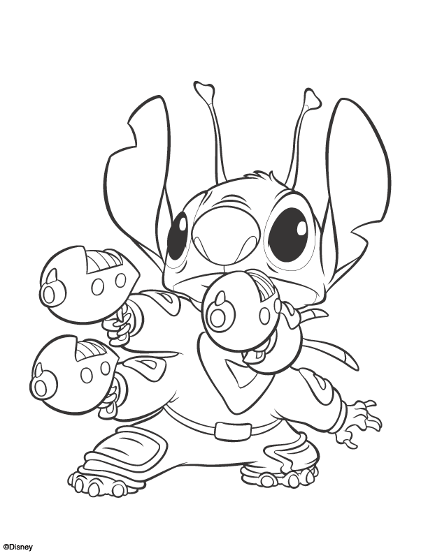 Coloring page: Lilo and Stitch (Animation Movies) #44820 - Free Printable Coloring Pages