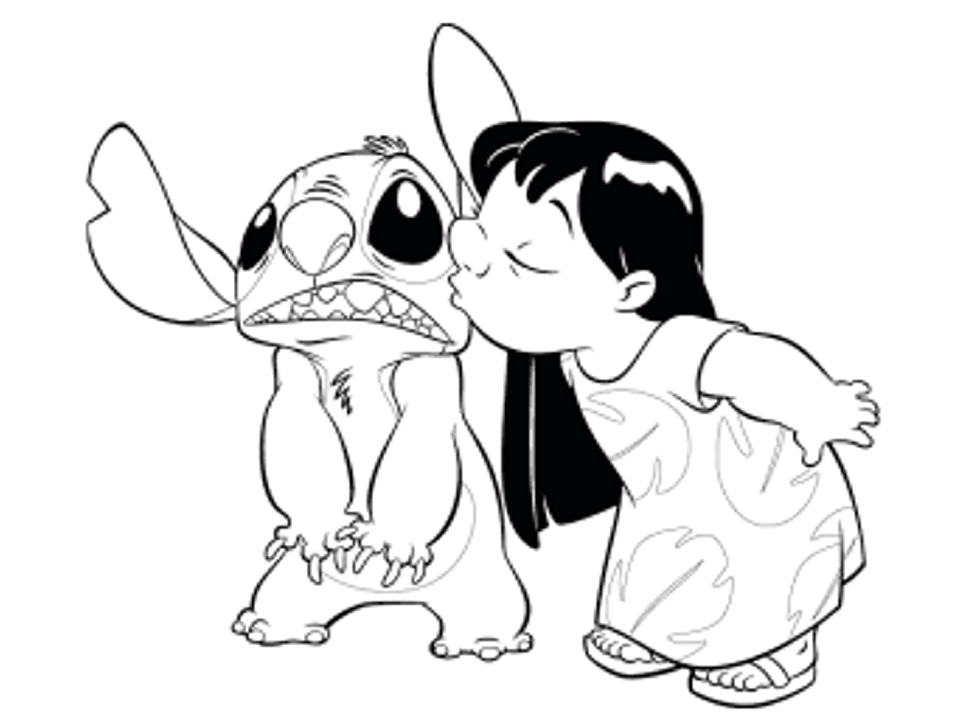 Coloring page: Lilo and Stitch (Animation Movies) #44853 - Free Printable Coloring Pages