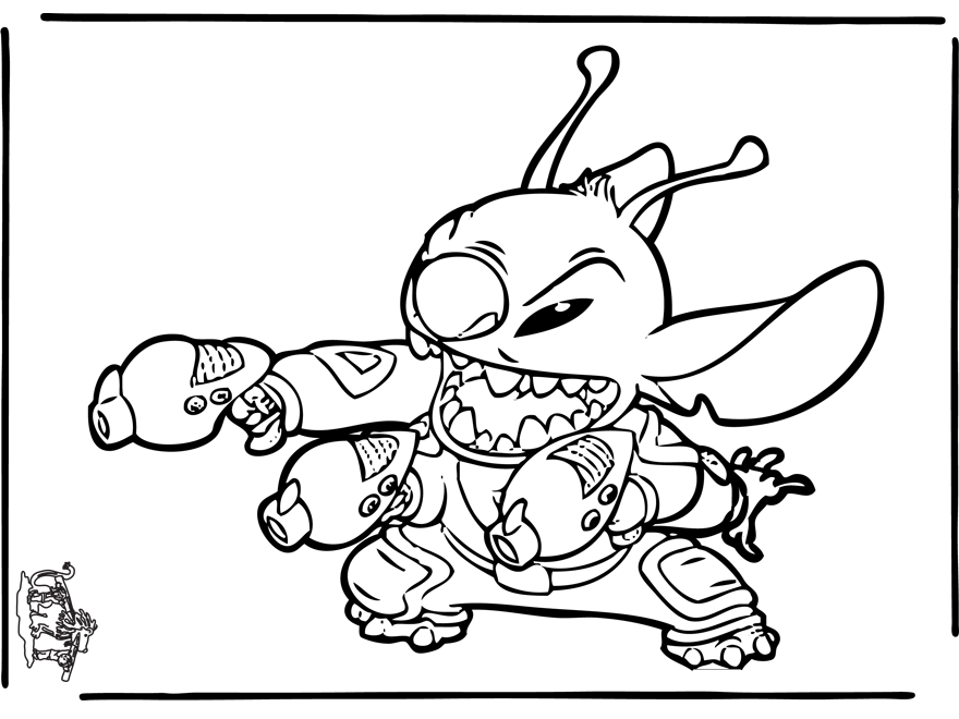 Coloring page: Lilo and Stitch (Animation Movies) #44856 - Free Printable Coloring Pages