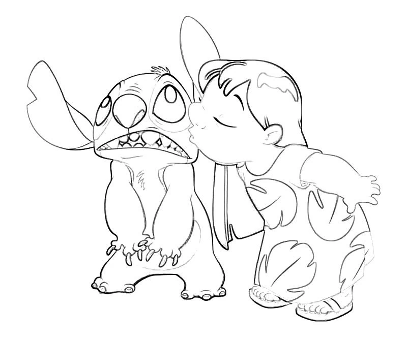 Coloring page: Lilo and Stitch (Animation Movies) #44904 - Free Printable Coloring Pages