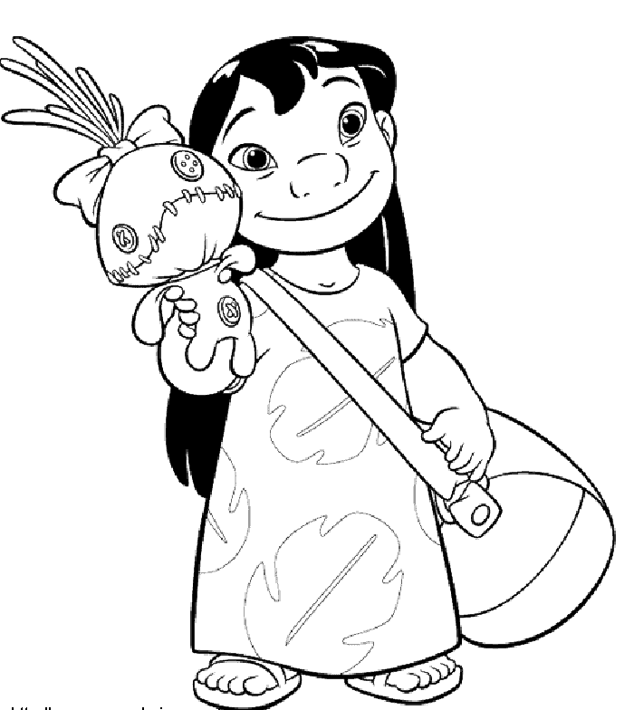Coloring page: Lilo & Stitch (Animation Movies) #44816 - Free Printable Coloring Pages
