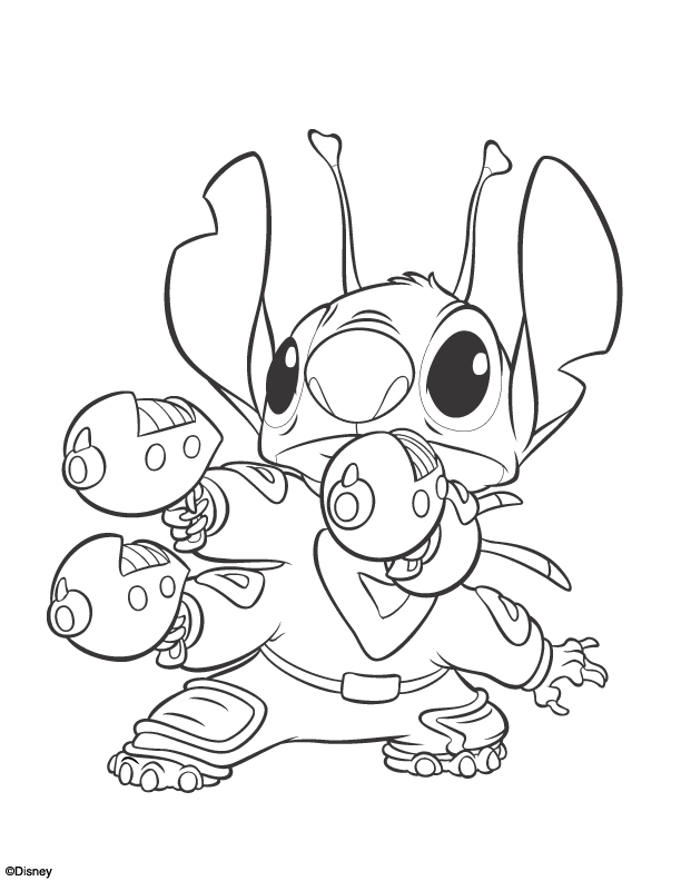 Coloring page: Lilo & Stitch (Animation Movies) #44820 - Free Printable Coloring Pages