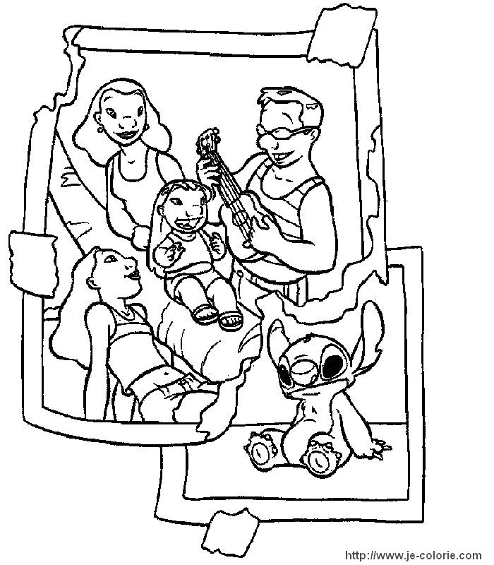 Coloring page: Lilo & Stitch (Animation Movies) #44830 - Free Printable Coloring Pages