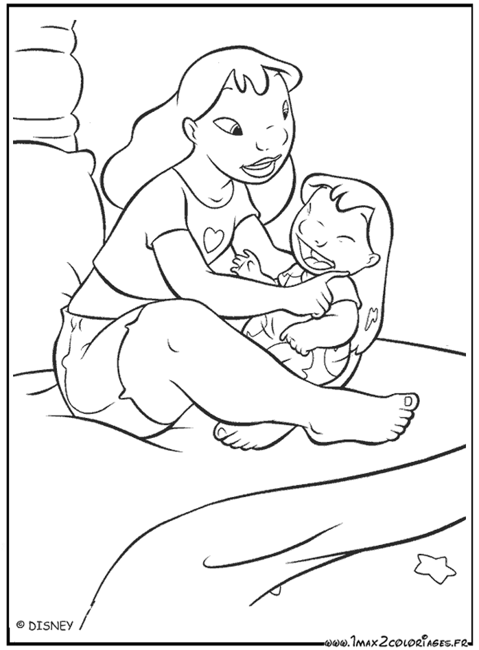 Coloring page: Lilo & Stitch (Animation Movies) #44851 - Free Printable Coloring Pages