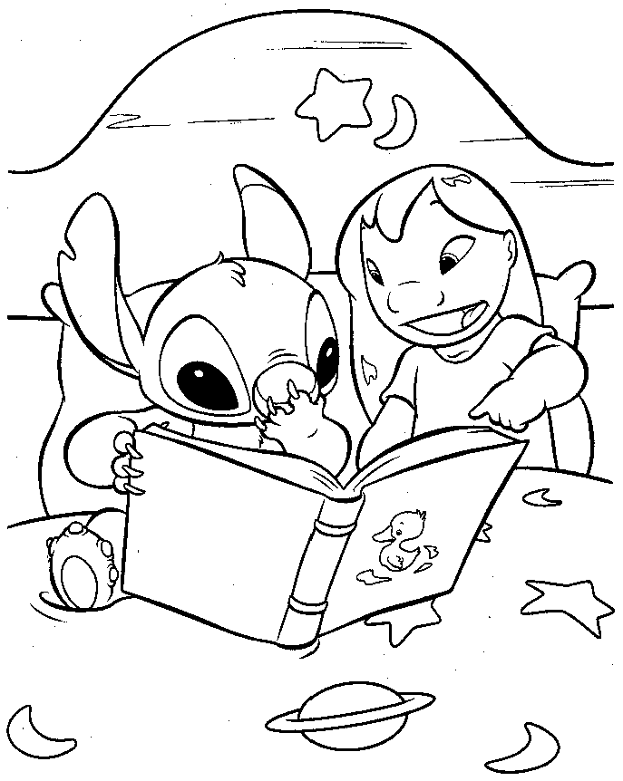 Coloring page: Lilo & Stitch (Animation Movies) #44862 - Free Printable Coloring Pages
