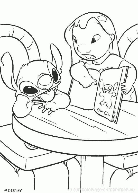 Coloring page: Lilo & Stitch (Animation Movies) #44864 - Free Printable Coloring Pages