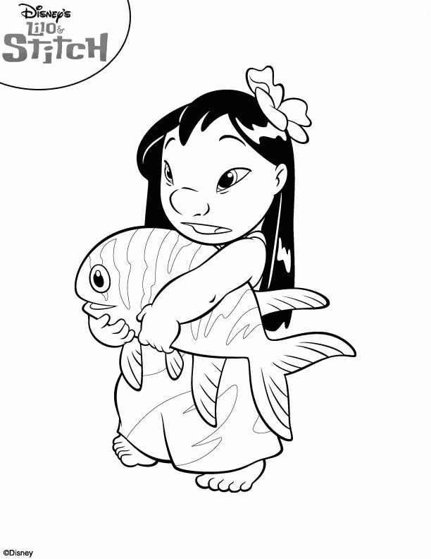 Coloring page: Lilo & Stitch (Animation Movies) #44867 - Free Printable Coloring Pages