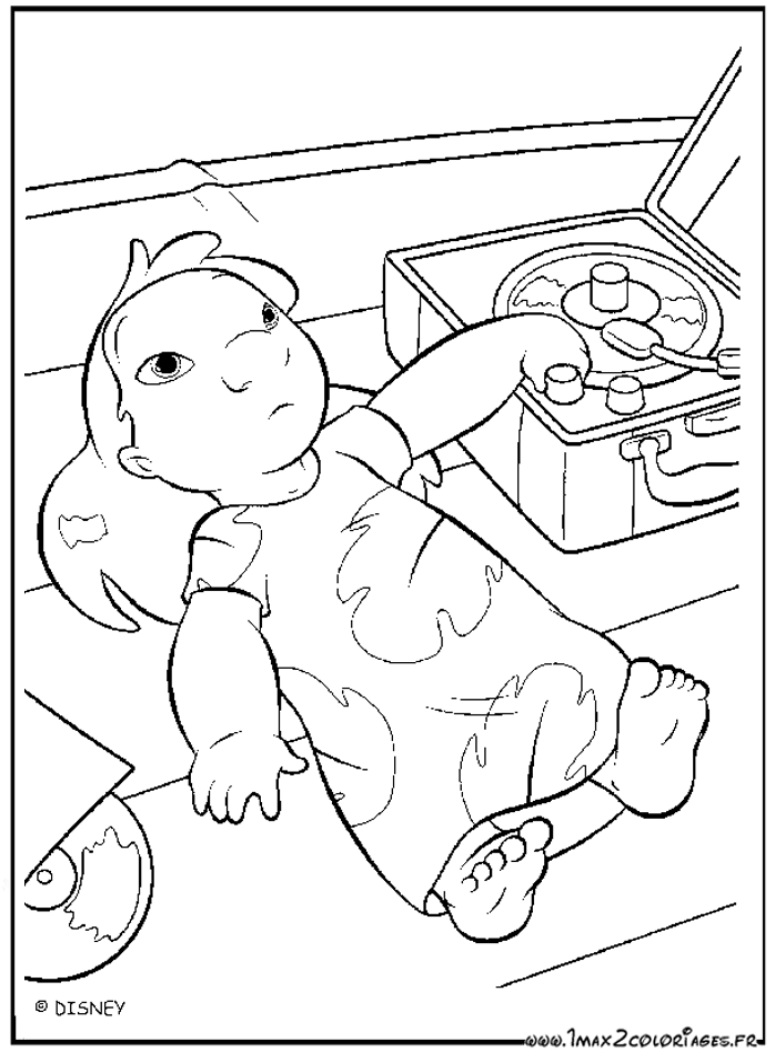 Coloring page: Lilo & Stitch (Animation Movies) #44883 - Free Printable Coloring Pages