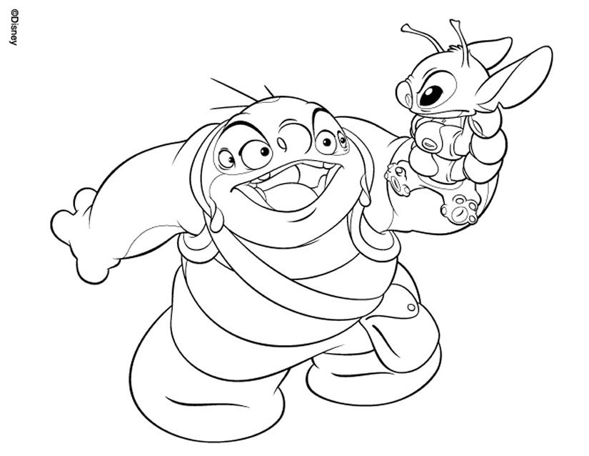 Coloring page: Lilo & Stitch (Animation Movies) #44890 - Free Printable Coloring Pages