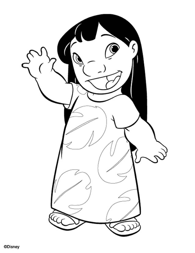 Coloring page: Lilo & Stitch (Animation Movies) #44891 - Free Printable Coloring Pages