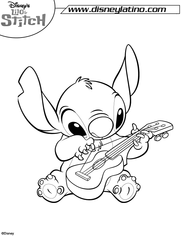 Coloring page: Lilo & Stitch (Animation Movies) #44908 - Free Printable Coloring Pages