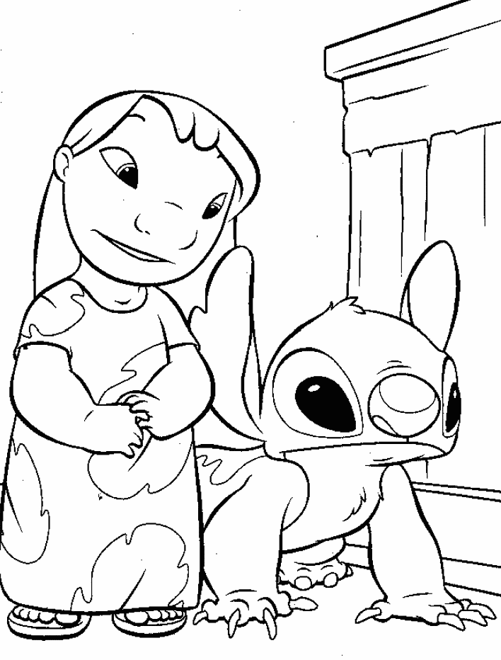 Coloring page: Lilo & Stitch (Animation Movies) #44917 - Free Printable Coloring Pages