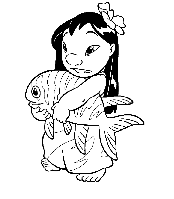 Coloring page: Lilo & Stitch (Animation Movies) #44928 - Free Printable Coloring Pages