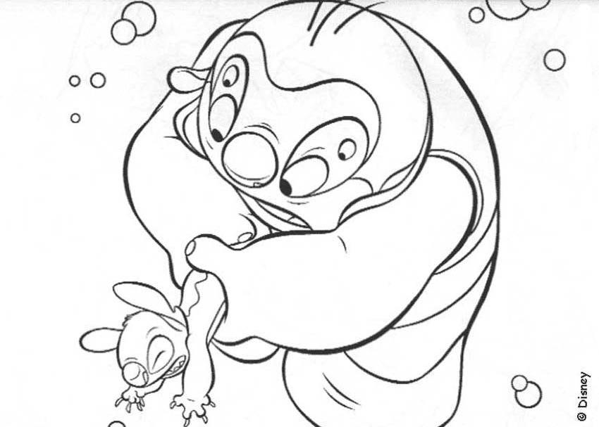 Coloring page: Lilo & Stitch (Animation Movies) #44930 - Free Printable Coloring Pages