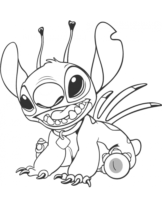 Coloring page: Lilo & Stitch (Animation Movies) #44936 - Free Printable Coloring Pages