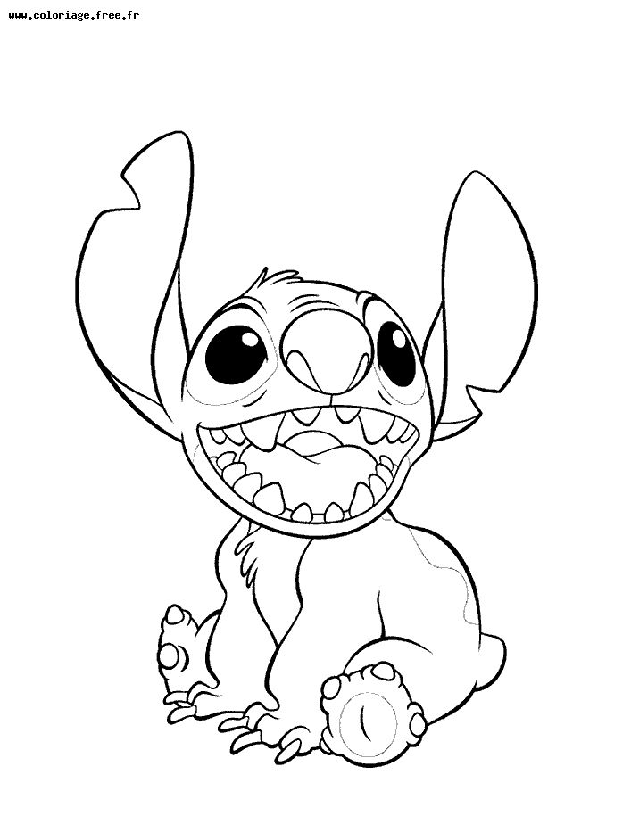 Drawing Lilo & Stitch #44967 (Animation Movies) – Printable coloring pages