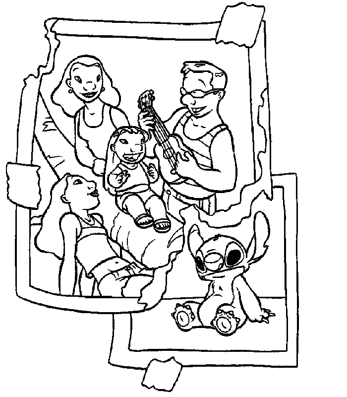 Coloring page: Lilo & Stitch (Animation Movies) #44976 - Free Printable Coloring Pages