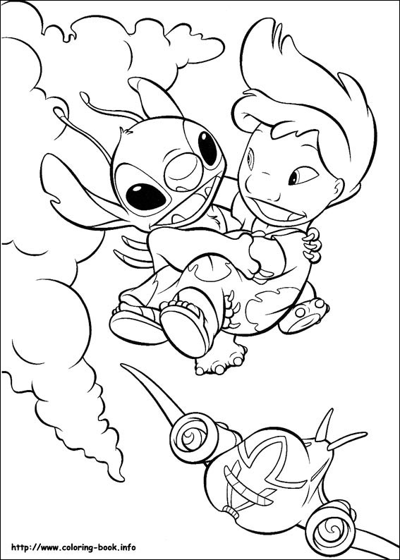 Coloring page: Lilo & Stitch (Animation Movies) #44977 - Free Printable Coloring Pages