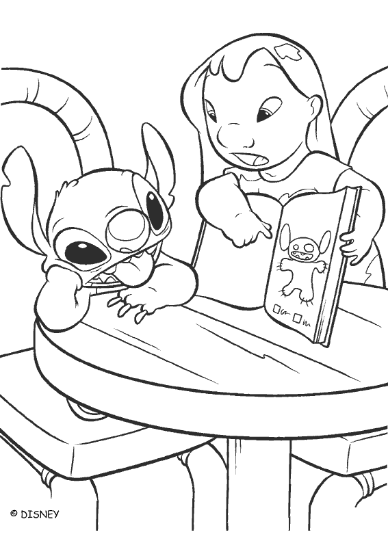 Coloring page: Lilo & Stitch (Animation Movies) #44995 - Free Printable Coloring Pages