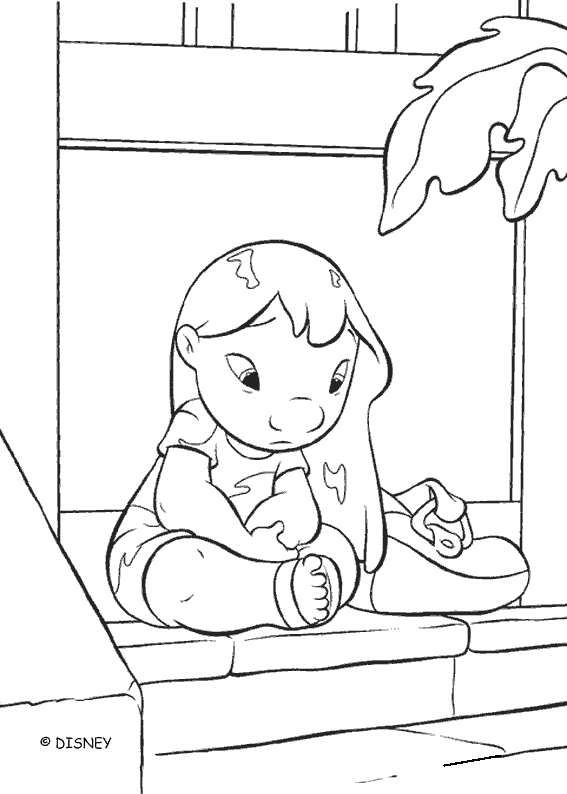 Coloring page: Lilo & Stitch (Animation Movies) #45012 - Free Printable Coloring Pages